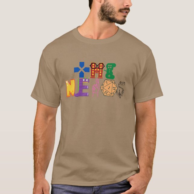 Nerds-Logotypen skickas T Shirt (Framsida)
