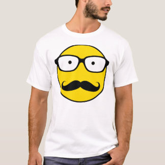 NerdSmiley mustasch T Shirt