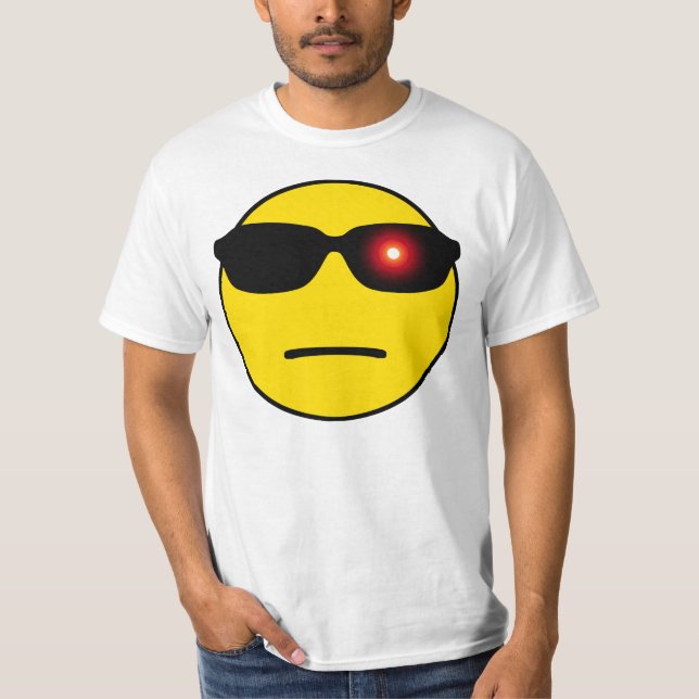 NerdSmiley Terminator T-shirt (Framsida)