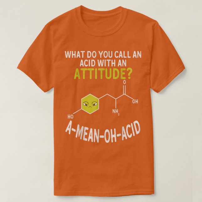 Nerdy Amino Acid Humor Science & Chemistry Pun T Shirt (Design framsida)