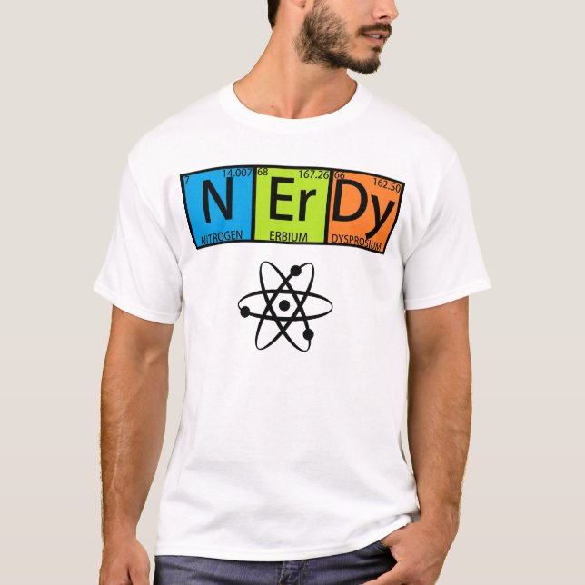 Nerdy Ap Chem Tee (Framsida)