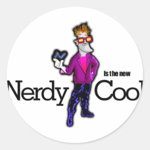 Nerdy är den nya coolan runt klistermärke