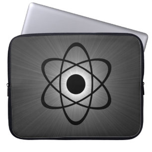 Nerdy atom- elektroniksleeve, grått laptop fodral