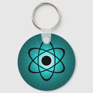 Nerdy atom- Keychain, kricka Nyckelring
