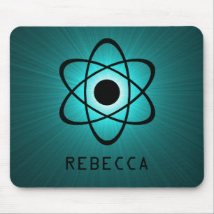 Nerdy atom- Mousepad, kricka Musmatta