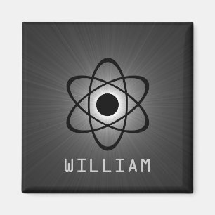 Nerdy Atomic Magnet, Grått Magnet