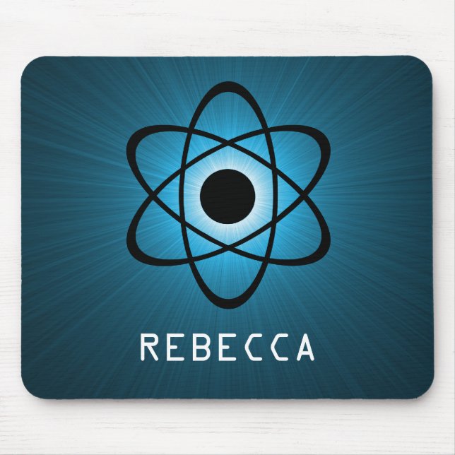 Nerdy Atomic Mousepad, Blue Musmatta (Framsidan)