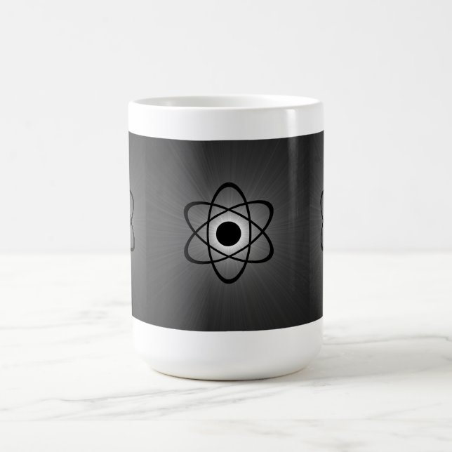 Nerdy Atomic Mugg, Grått Kaffemugg (Center)