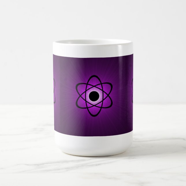 Nerdy Atomic Mugg, Lila Kaffemugg (Center)