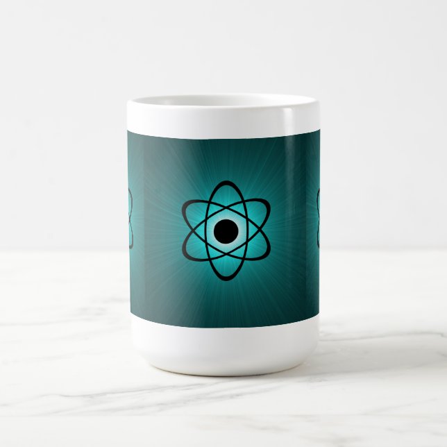 Nerdy Atomic Mugg, Teal Kaffemugg (Center)