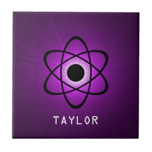 Nerdy Atomic Tile, Lila Kakelplatta