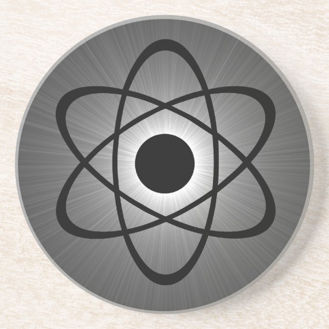 Nerdy Atomic Underlägg, Grått Underlägg (Framsidan)