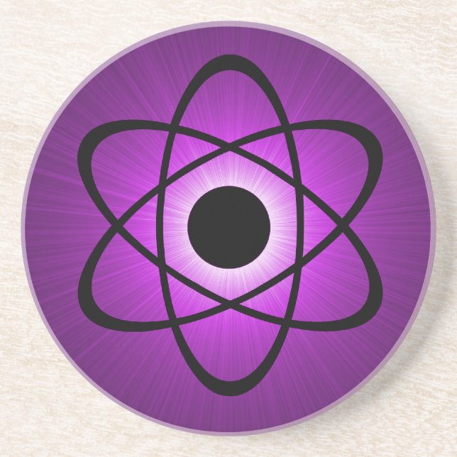 Nerdy Atomic Underlägg, Lila Underlägg (Framsidan)