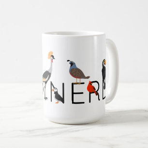 Nerdy Bird Nerd Coffe Mugg