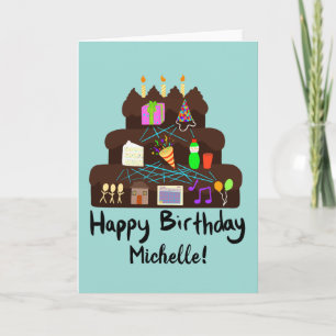 Nerdy Birthday Neural Network Kort