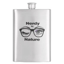 Nerdy by Nature Funny Geek Design with Glasses