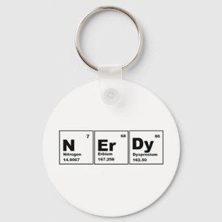 Nerdy Chemistry Product! Nyckelring