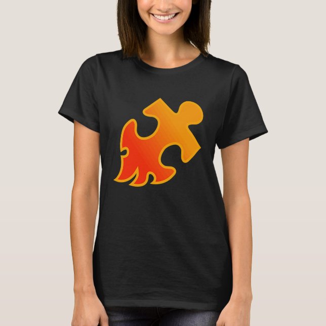 Nerdy Chess com Pussel Rush Online Schackspelare B T Shirt (Framsida)