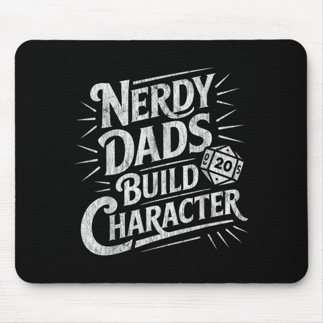 Nerdy Dads Build Character Father Humor  Musmatta (Framsidan)