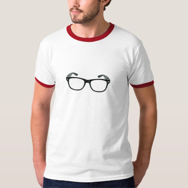 Nerdy exponeringsglasutslagsplats tee (Framsida)