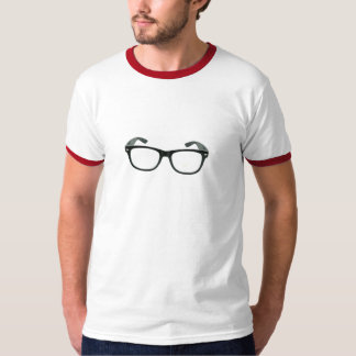 Nerdy exponeringsglasutslagsplats tee shirt