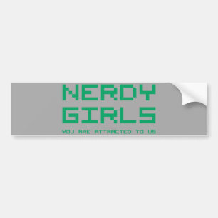 Nerdy flickor 2 bildekal