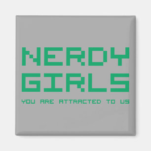 Nerdy flickor 2 magnet