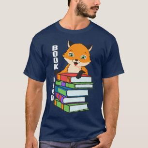 Nerdy Fox Bok, Funny Animal Lover För manar Women T Shirt