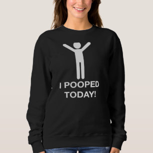 Nerdy Funny I Pooped Today Halloween Costume Gag T Shirt