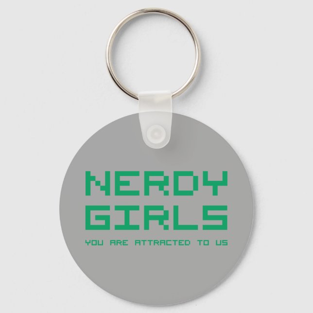 Nerdy Girls 2 Nyckelring (Framsida)