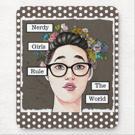 Nerdy Girls-regeln världen över Musmatta