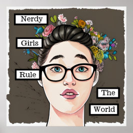 Nerdy Girls-regeln världen över Poster