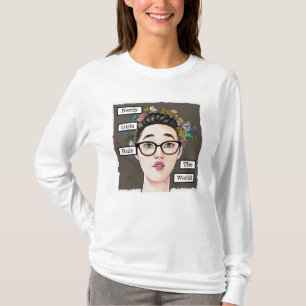 Nerdy Girls-regeln världen över T Shirt