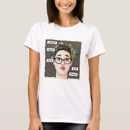 Nerdy Girls-regeln världen över T Shirt