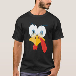 Nerdy Grandpa Turkey Nerdy Turkiet Ansikte med Gla T Shirt