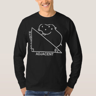 Nerdy Hippotenuse Hypotenuse Hippopotamus Math Te T Shirt
