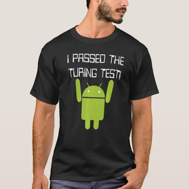 Nerdy I godkänt testrobot Computer Scie T Shirt (Framsida)
