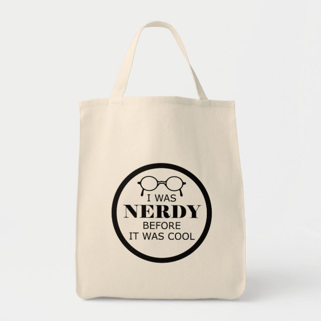 Nerdy innan det var Coola Bag Tygkasse (Framsidan)