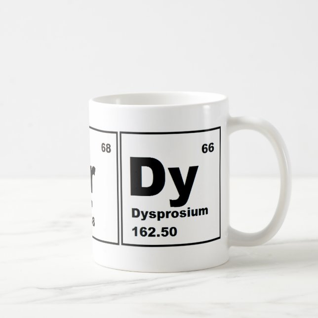 Nerdy kemiprodukt! kaffemugg (Höger)