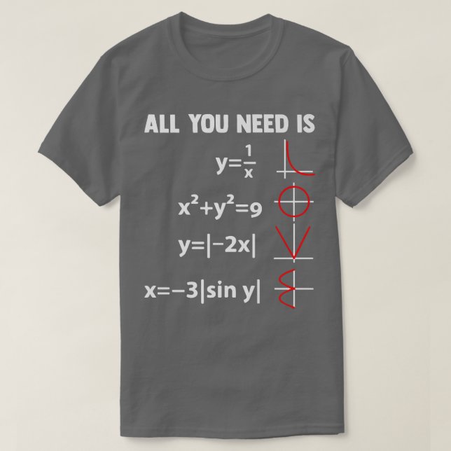 Nerdy Math Equation Mathematics Science Geometry P T Shirt (Design framsida)