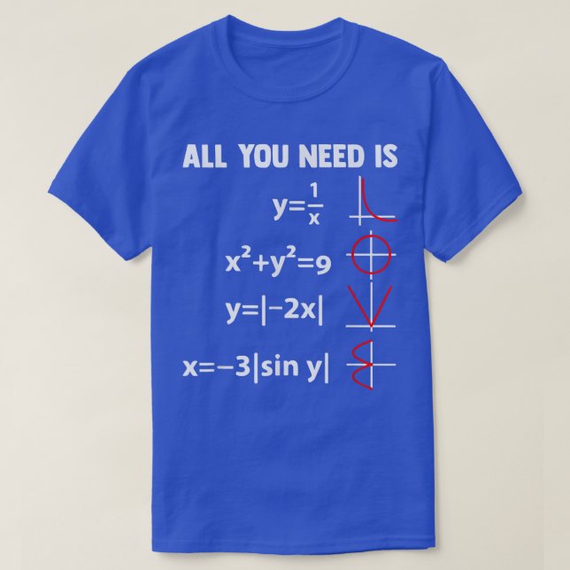 Nerdy Math Equation Mathematics Science Geometry  T Shirt (Design framsida)