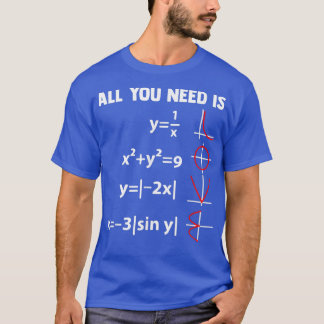 Nerdy Math Equation Mathematics Science Geometry  T Shirt