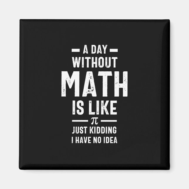 Nerdy Math Teacher PI Physics Mathematician Gift Magnet (Framsidan)