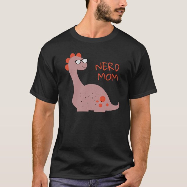 Nerdy Mom Nerd Mom Coolest Mom Ever T Shirt (Framsida)