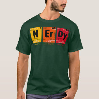 Nerdy Periodic Bord Funny Science Premium T Shirt