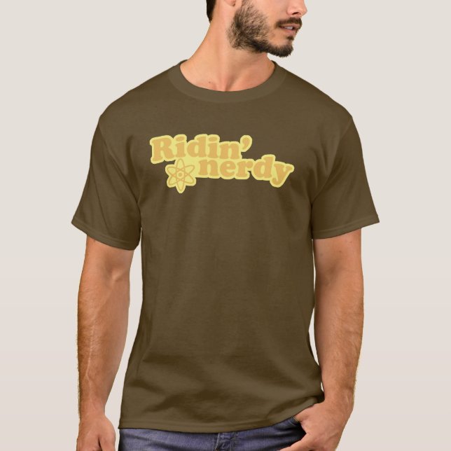 Nerdy Ridin Tee Shirt (Framsida)