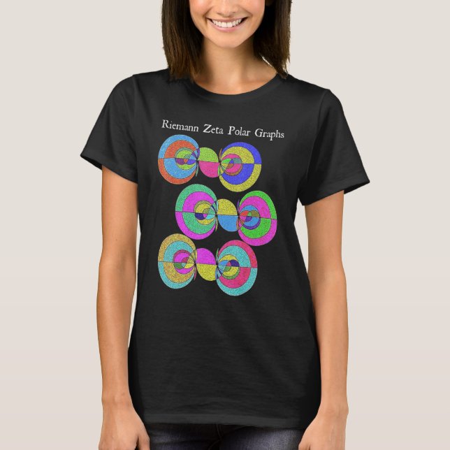 Nerdy Riemann Zeta Polar Graphs Math Analysis Teac T Shirt (Framsida)