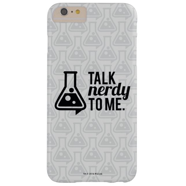 Nerdy samtal Case-Mate iPhone skal (Baksidan)