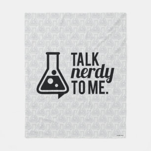 Nerdy samtal fleecefilt