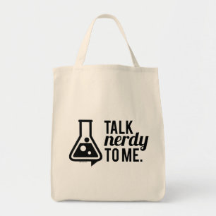 Nerdy samtal tygkasse